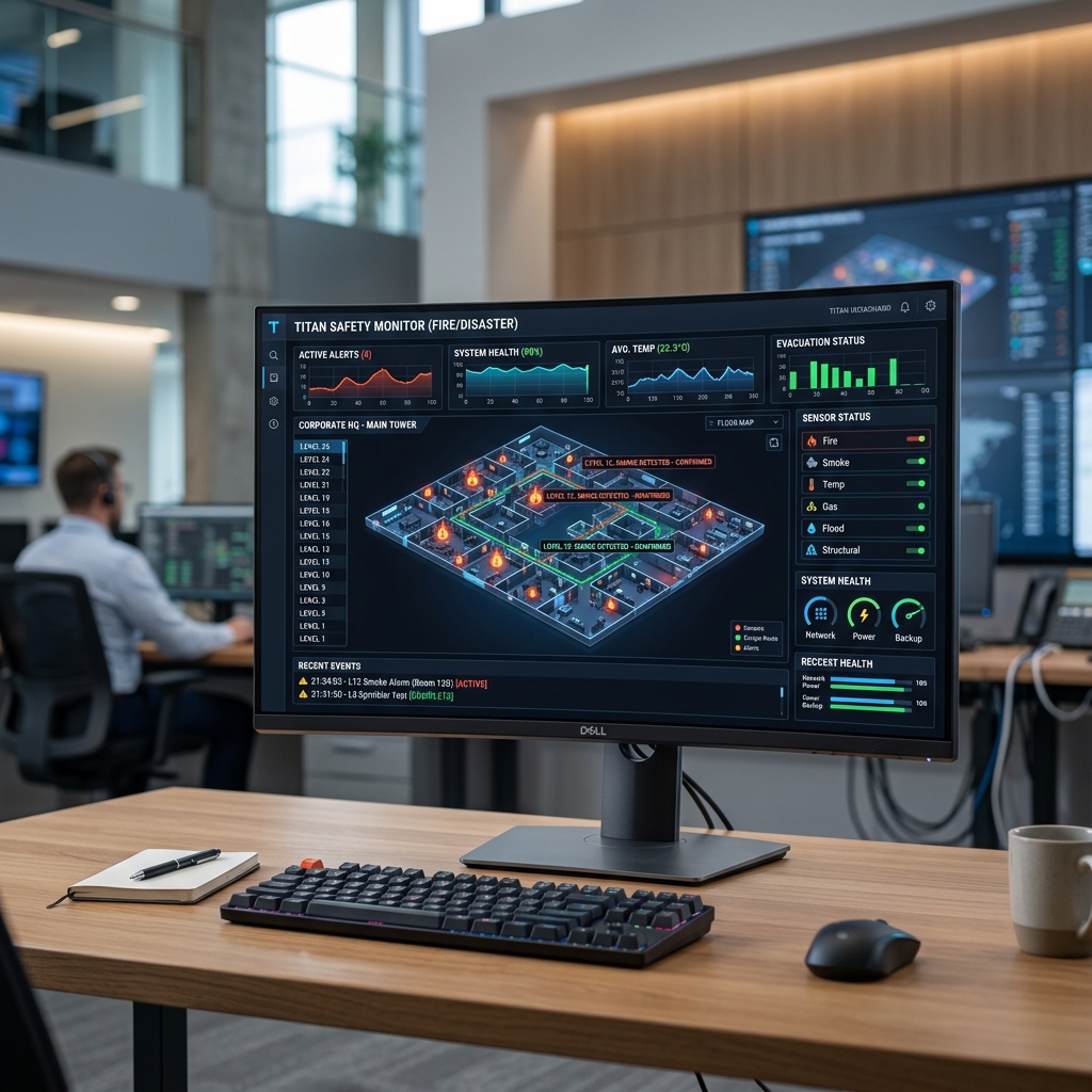 Fire IoT Monitoring Dashboard