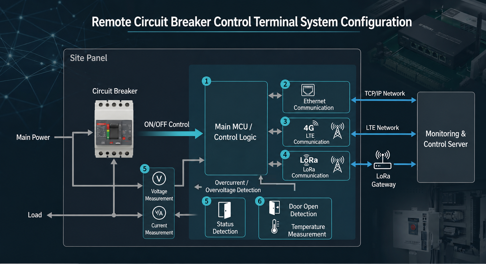 Remote Circuit Breaker Control Terminal